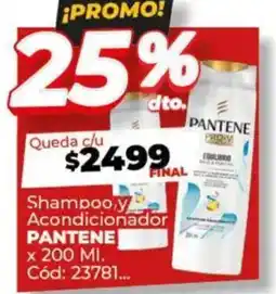 Diarco Pantene shampoo y acondicionador oferta