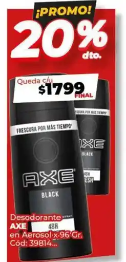 Diarco Axe desodorante en aerosol oferta