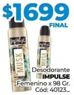 Diarco Impulse desodorante femenino oferta