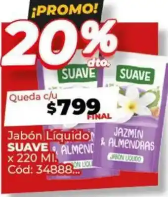 Diarco Suave jabón líquido oferta