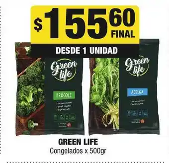 Maxi Ofertas Green Life Congelados x 500gr oferta