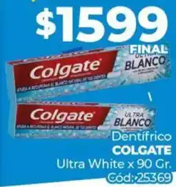 Diarco Colgate dentifrico ultra white oferta