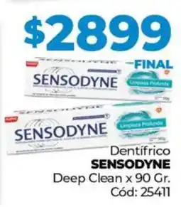 Diarco Sensodyne dentifrico deep clean oferta