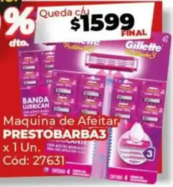 Diarco Prestobarba3 maquina de afeitar oferta