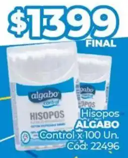 Diarco Algabo hisopos control oferta