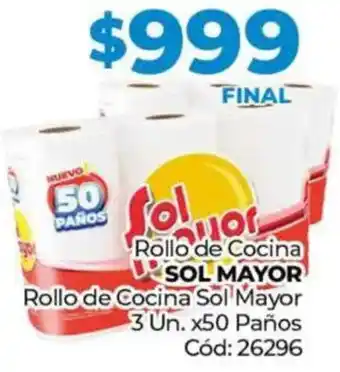 Diarco Sol mayor rollo de cocina rollo de cocina sol mayor oferta