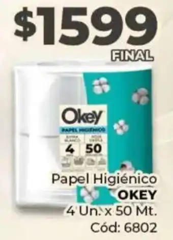 Diarco Okey papel higiénico oferta