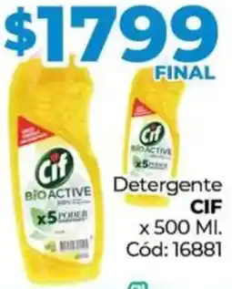 Diarco Cif detergente oferta