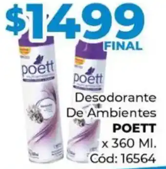 Diarco Poett desodorante de ambientes oferta