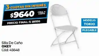 Diarco Okey silla de caño oferta