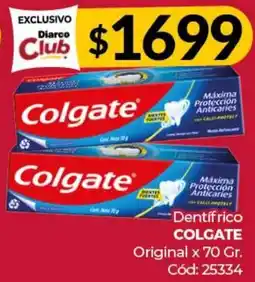 Diarco Colgate dentifrico original oferta