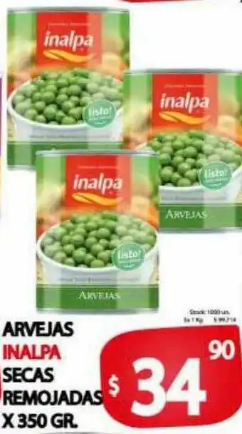 Supermercados Caracol Arvejas Inalpa Secas Remojadas oferta