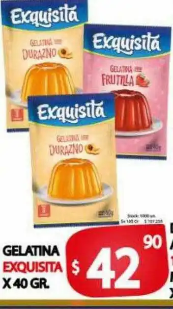 Supermercados Caracol Gelatina Exquisita oferta