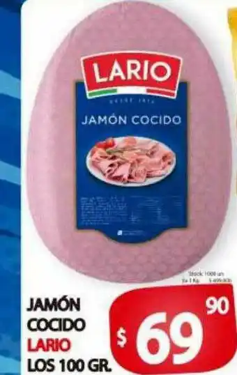 Supermercados Caracol Jamón Cocido Lario oferta