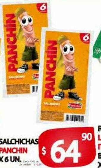 Supermercados Caracol Salchichas Panchin oferta