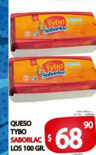 Supermercados Caracol Queso Tybo Saborlac oferta