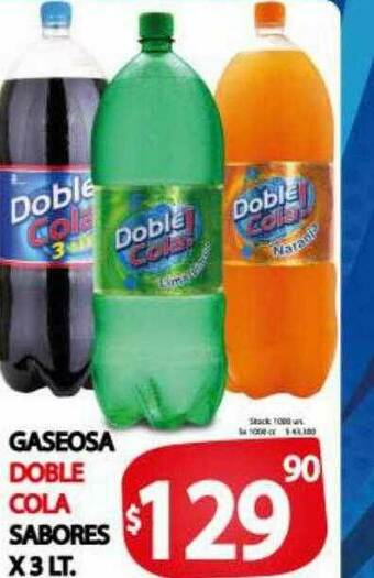 Supermercados Caracol Gaseosa Doble Cola Sabores oferta