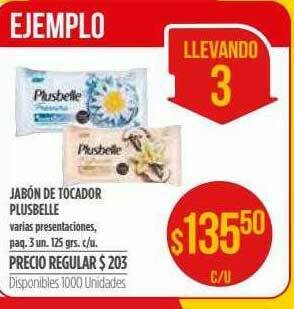 Supermercados Vea Jabón De Tocador Plusbelle oferta