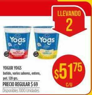 Supermercados Vea Yogur Yogs oferta
