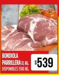 Supermercados Vea Bondiola Parrillera oferta