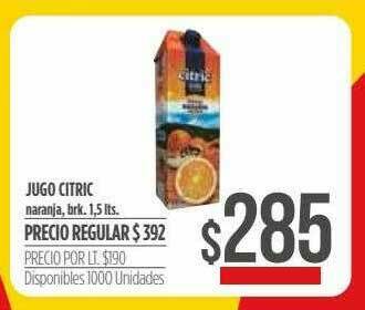 Supermercados Vea Jugo Citric oferta
