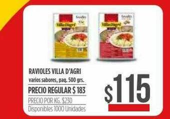 Supermercados Vea Ravioles Villa D'agri oferta