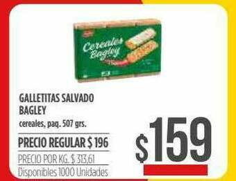 Supermercados Vea Galletitas Salvado Bagley oferta