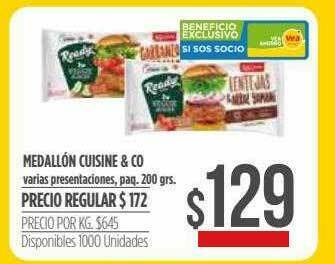 Supermercados Vea Medallón Cuisine & Co oferta