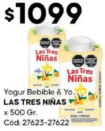 Diarco Las tres niñas yogur bebible & yo, oferta