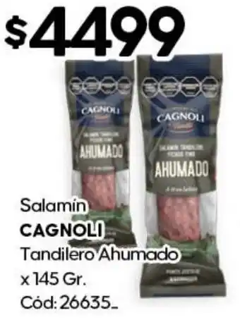 Diarco Cagnoli salamin tandilero ahumado oferta