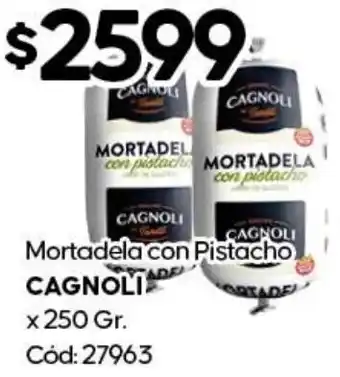 Diarco Cagnoli mortadela con pistacho oferta