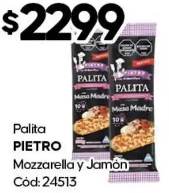 Diarco Pietro palita mozzarella y jamón oferta