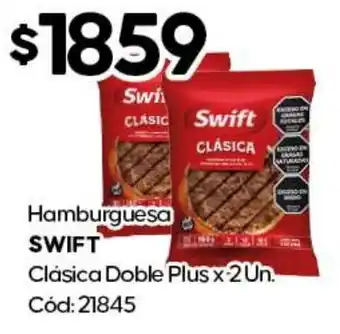 Diarco Swift hamburguesa clásica doble plus oferta