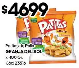 Diarco Granja del sol patitas de pollo oferta