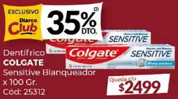 Diarco Colgate dentifrico sensitive blanqueador oferta
