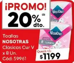 Diarco Nosotras toallas clásicas cur v oferta