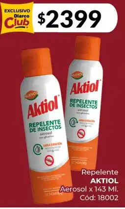 Diarco Aktiol repelente aerosol oferta