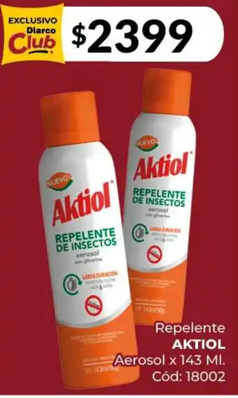 Diarco Aktiol repelente aerosol oferta