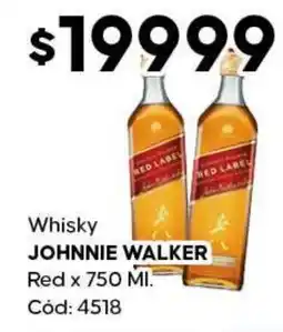 Diarco Johnnie walker whisky red oferta