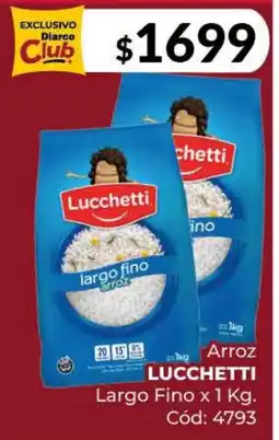 Diarco Lucchetti arroz largo fino oferta