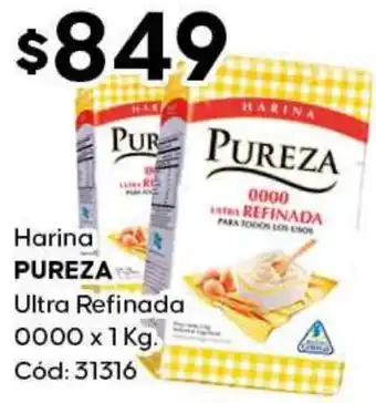 Diarco Pureza harina ultra refinada 0000 oferta