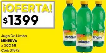 Diarco Minerva jugo de limón oferta