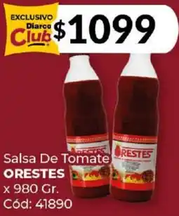 Diarco Orestes salsa de tomate oferta