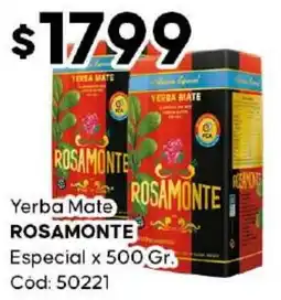 Diarco Rosamonte yerba mate especial oferta