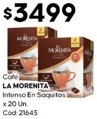 Diarco La morenita café intenso en saquitos oferta