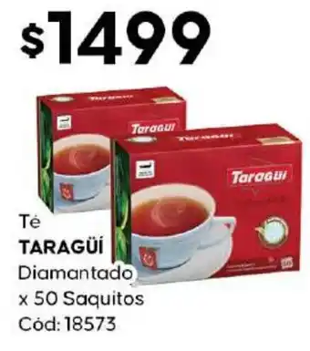 Diarco Té taragüí diamantado oferta