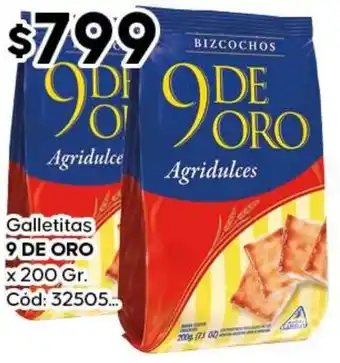 Diarco 9 de oro galletitas oferta