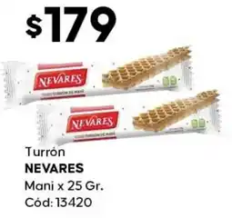 Diarco Nevares turrón mani oferta