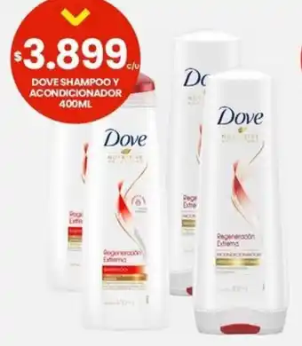 Punto Mayorista Dove shampoo y acondicionador oferta