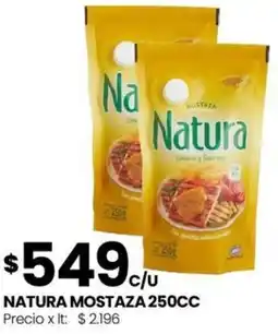 Punto Mayorista Natura mostaza oferta